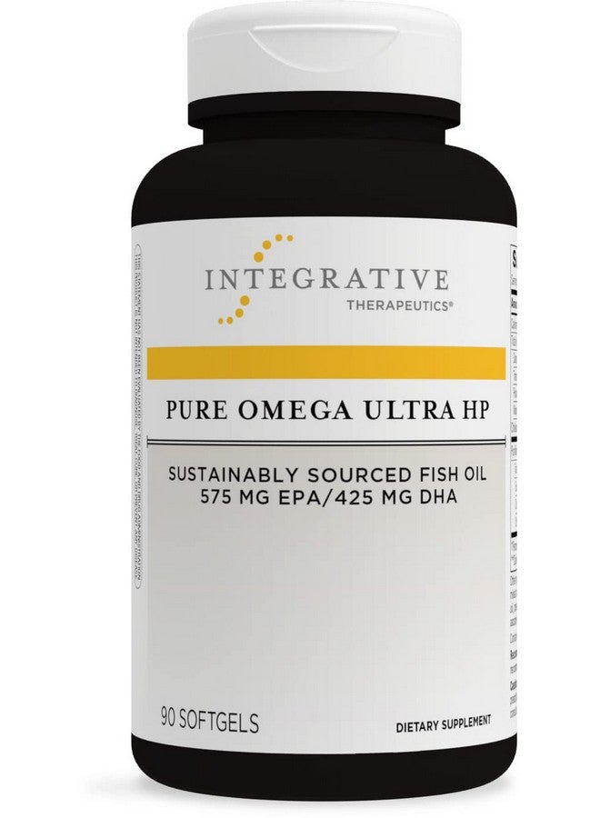 Integrative Therapeutics Pure Omega Ultra HP 1392 mg- Omega-3 Fatty Acid Supplement from Fish Oil - Supplement with EPA and DHA - Gluten-Free - Sustainably Sourced - 90 Softgels - Image 1