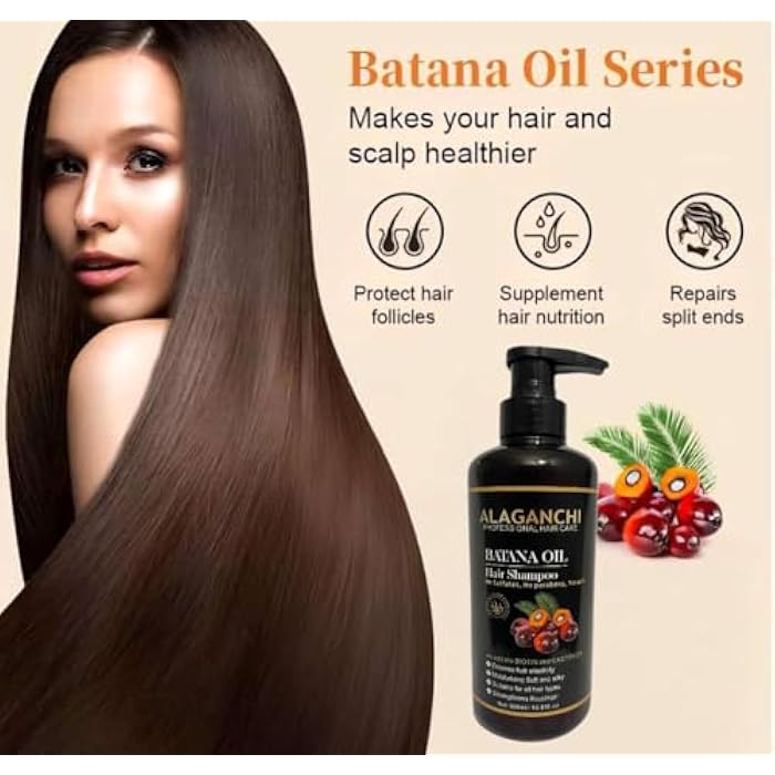 Batana Oil Hair Shampoo | Biotin & Castor Oil | No Sulfates | No Parabens | No Salt - Image 4