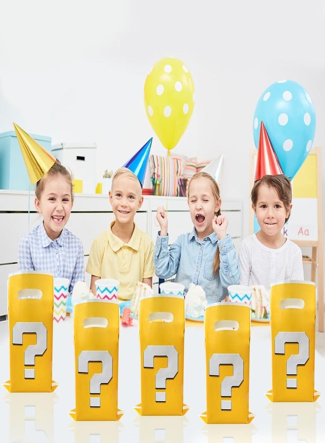 OULUN 30Pcs Super Brothers Party Favor Bags,Super Brothers Birthday Gift Candy Bags,Super Brothers Question Mark Party Decoration Supplies - Image 5