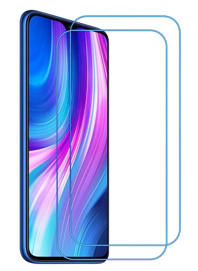 ACLIX 2 Pieces Antistatic ESD Dustproof Premium Quality High Definition Clear Tempered Glass Screen Protector Designed For Xiaomi Redmi Note 8 Pro - Image 1