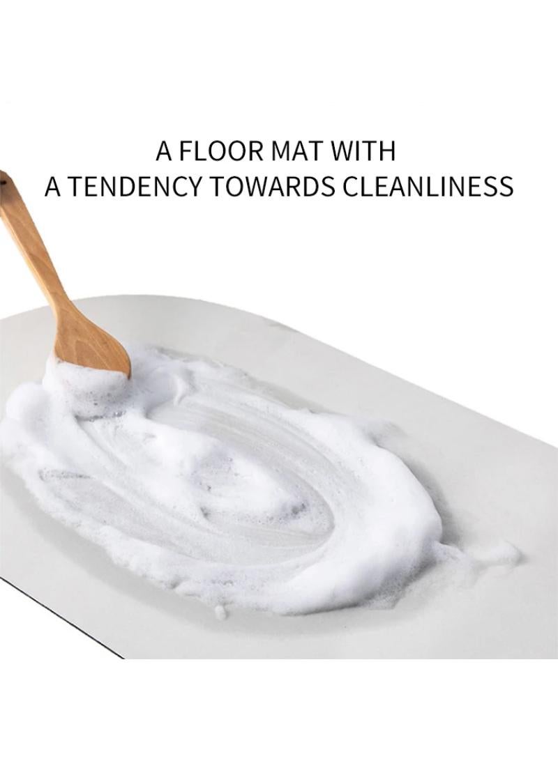 40*60cm Diatom Mud Silicone Bath Mat Quick Drying Bathroom Mat - Image 4