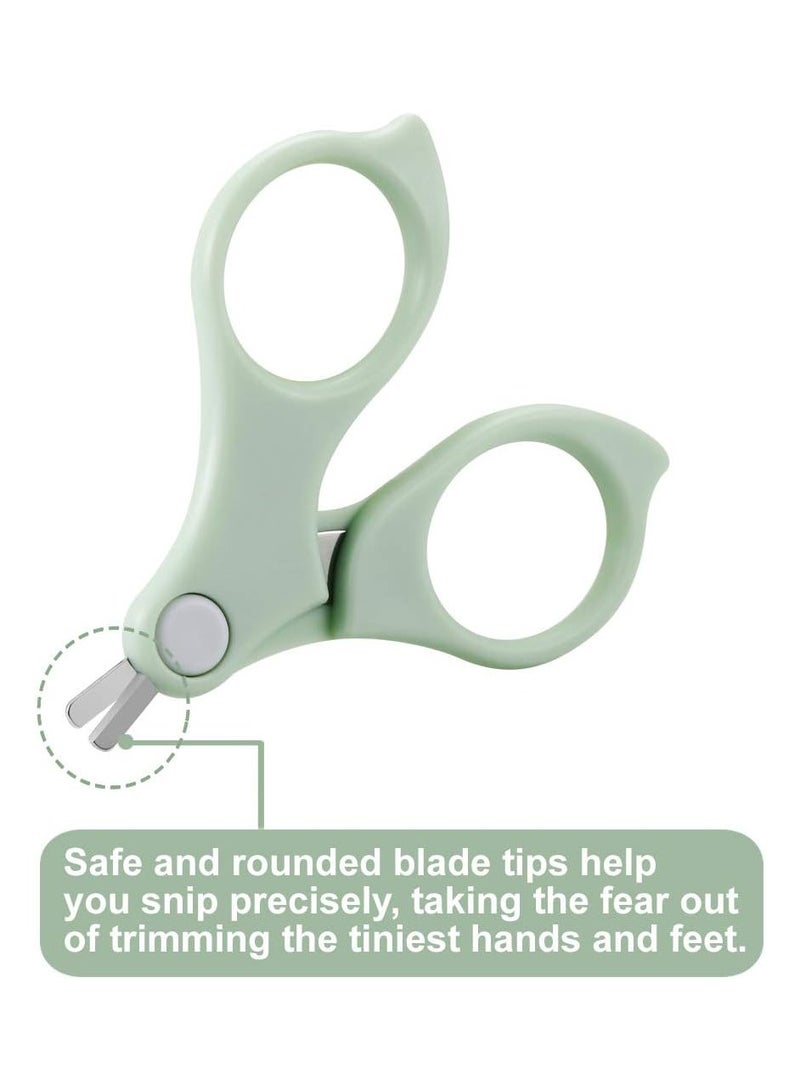 ORiTi PandaEar Baby Nail Manicure Pedicure Grooming Care Kit (4 Pack)| Clippers Scissors File Tweezers | Newborn Infant Toddler Kids|1 Months Plus - Image 3