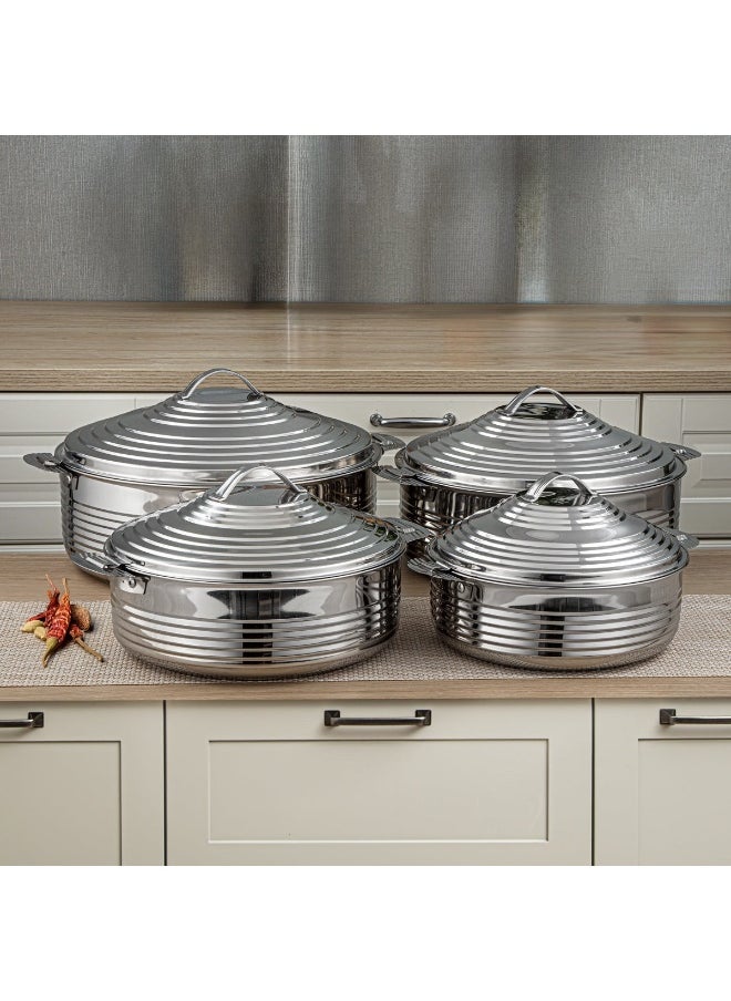 SIDDIQ H23P4 Royal S/S Hot Pot 4Pc Set 