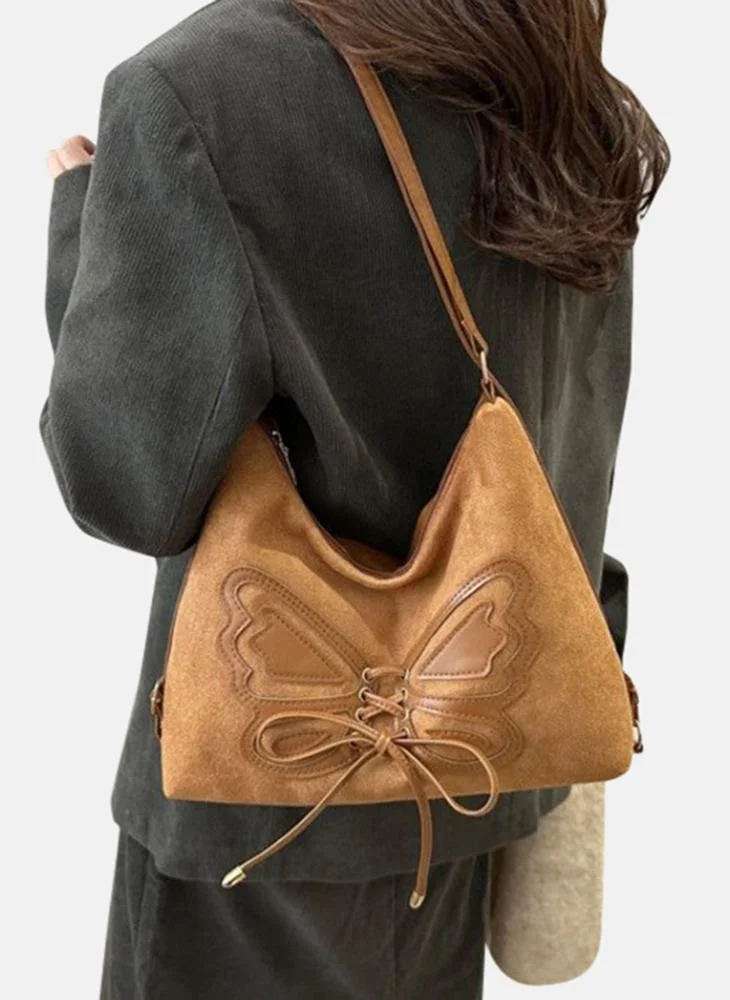 يونيكي Brown Plain Lifestyle Tote Bag