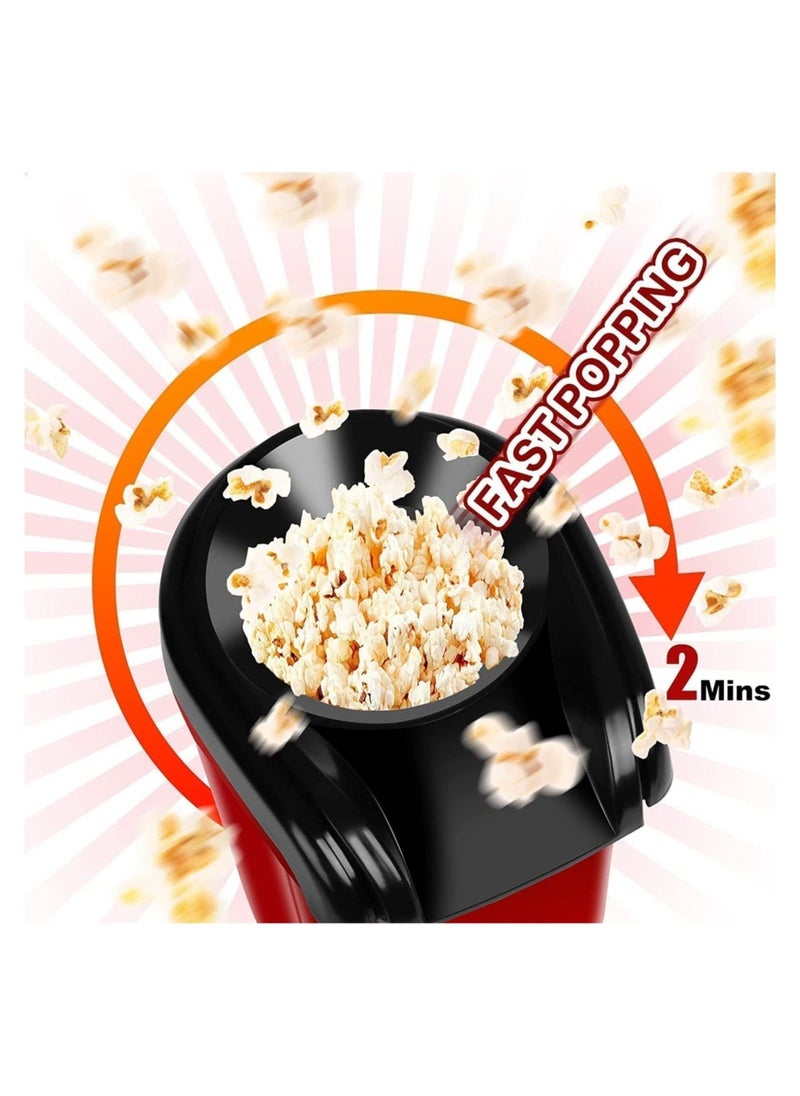 Raxoom Power Mep Mini Popcorn Maker, 1200W Fast Popcorn Making Machine, Hot Air Popcorn Popper With Wide Mouth Design, Oil And Bpa Free  - Image 3