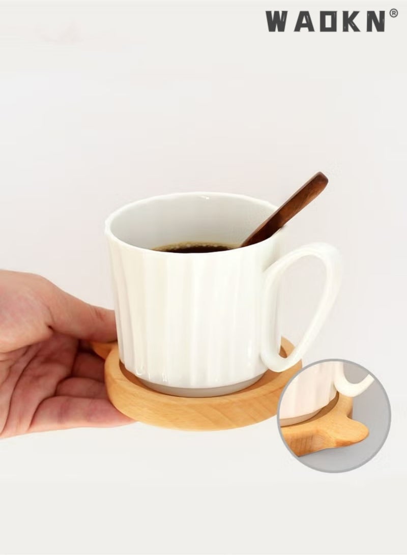 Wood Drink Coasters with Holder 2 Pieces Coaster with Handle Wooden Coasters Cup Coaster Set for Coasters are suitable for bar decor, restaurant, hotel, kitchen table top, office table, coffee room, living room, bedroom, study room, indoor or outdoor furniture and so on. Walnut Wood