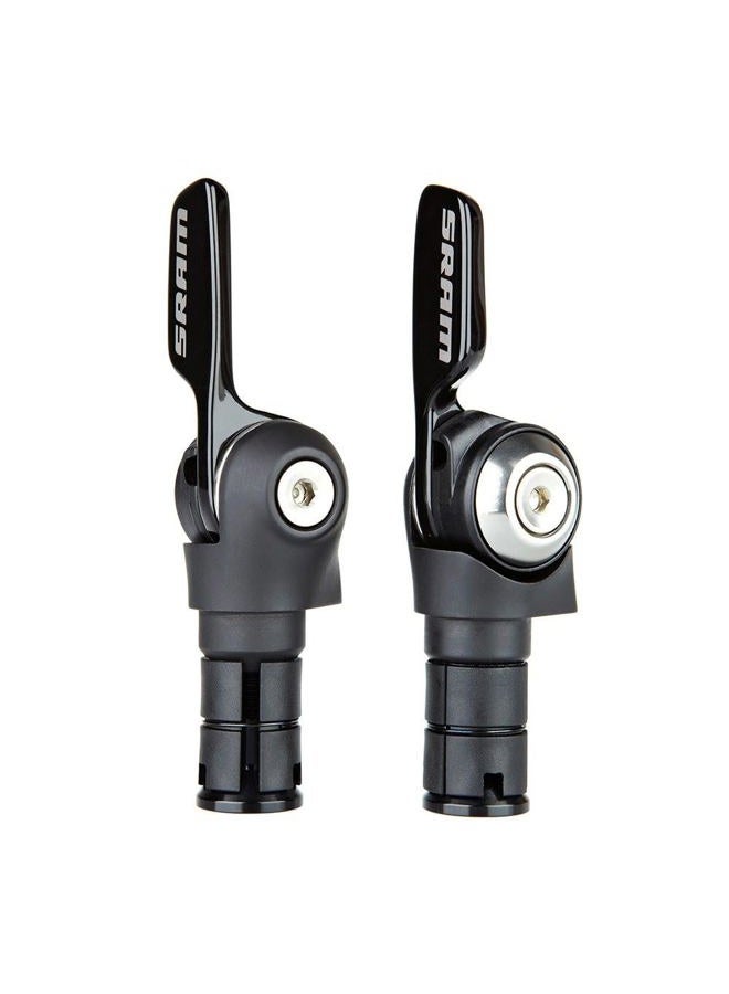 SRAM 500 Tt Shifter Set Aluminum (10Spd) Rear/Friction Front, Grey - Image 1