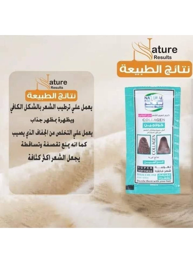 Nature's Results Protein Alternative Hair Smoothing Cream, 3 Sachets, 35g Each - Image 4