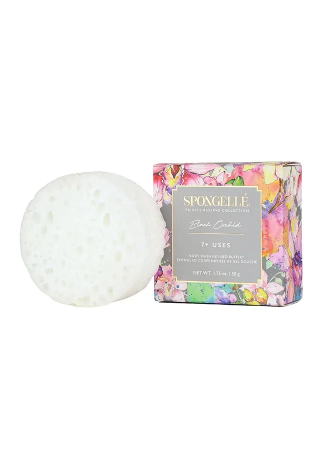 spongelle Private Reserve Buffer Black Orchid Body Wash Infused Spongette 50 g (7+Uses)