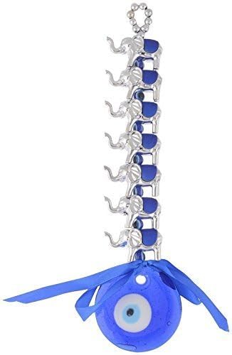 GJ Feng Shui 7 Elephants Evil Eye Wall and Car Hanging for Home, Office & Car - Image 2