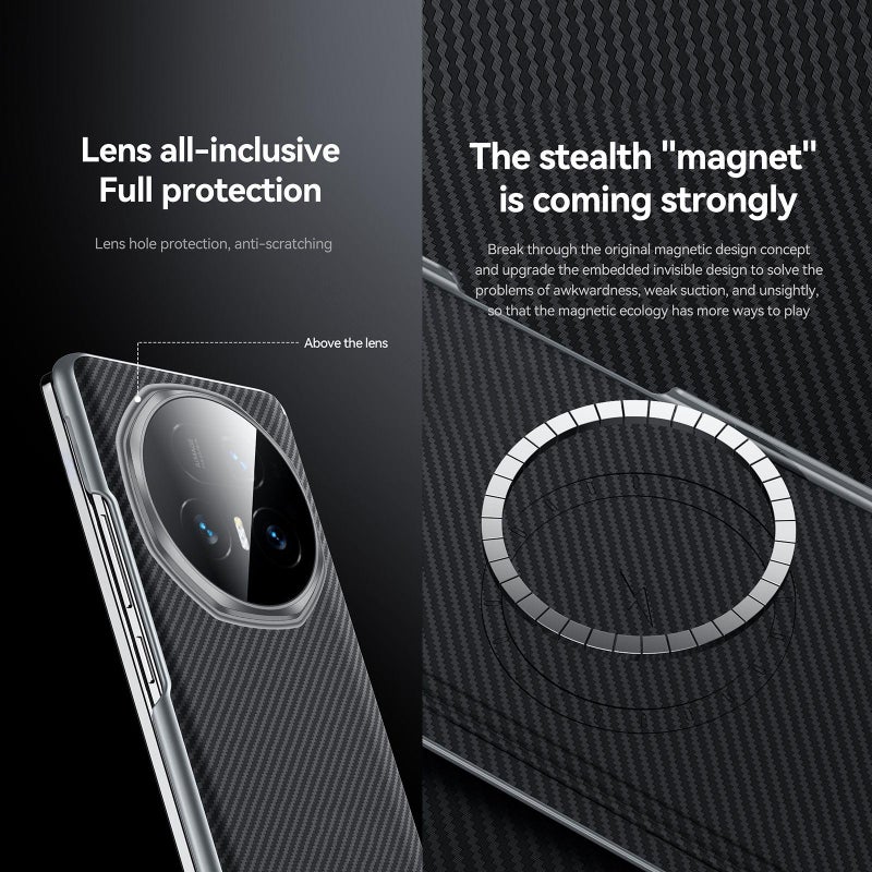 سولادا جراب هاتف For Honor Magic V5 600D Kevlar Texture Pc مقاوم للصدمات (أرجواني) - Image 5