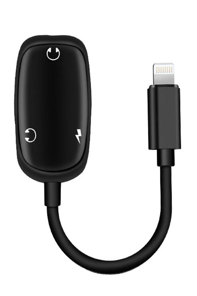 2 in1 lightning to 3.5mm headphone jack audio converter adapter ,Digital chip suitable for iPhone Audio conversion while charging - Image 3