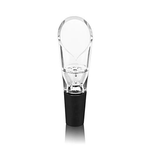 True Aerial Wine Aerator Pourer Spout - Aerating Pourers for Wine Bottles, Clear - Image 1