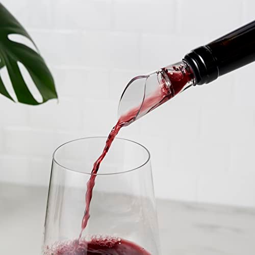 True Aerial Wine Aerator Pourer Spout - Aerating Pourers for Wine Bottles, Clear - Image 4
