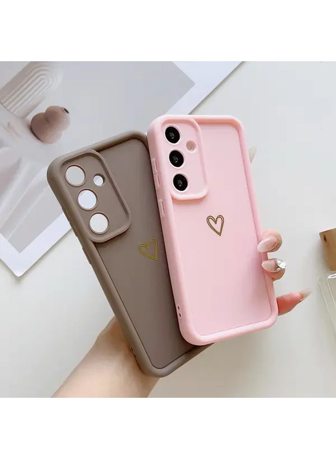 غلاف هاتف Moto G13 فروستد سوفت كامل المجموعة من 2، نمط قلب، ألوان مختلطة - Image 3