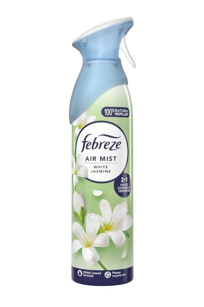 معطر جو برائحة الياسمين الأبيض، 2 في 1 يقضي على الروائح وينعش الجو، 185مل