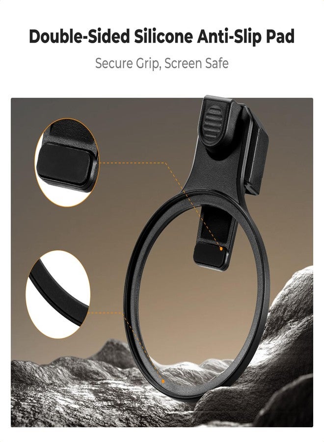 K&F CONCEPT 67mm Press-on CPL Phone Lens Filter Kit, Polarizing Filter Compatible with iPhone 17/16/15/14/13/12 Standard, 16/15/14/13/12 Pro/Pro Max, 67mm Threaded Filters - Image 3