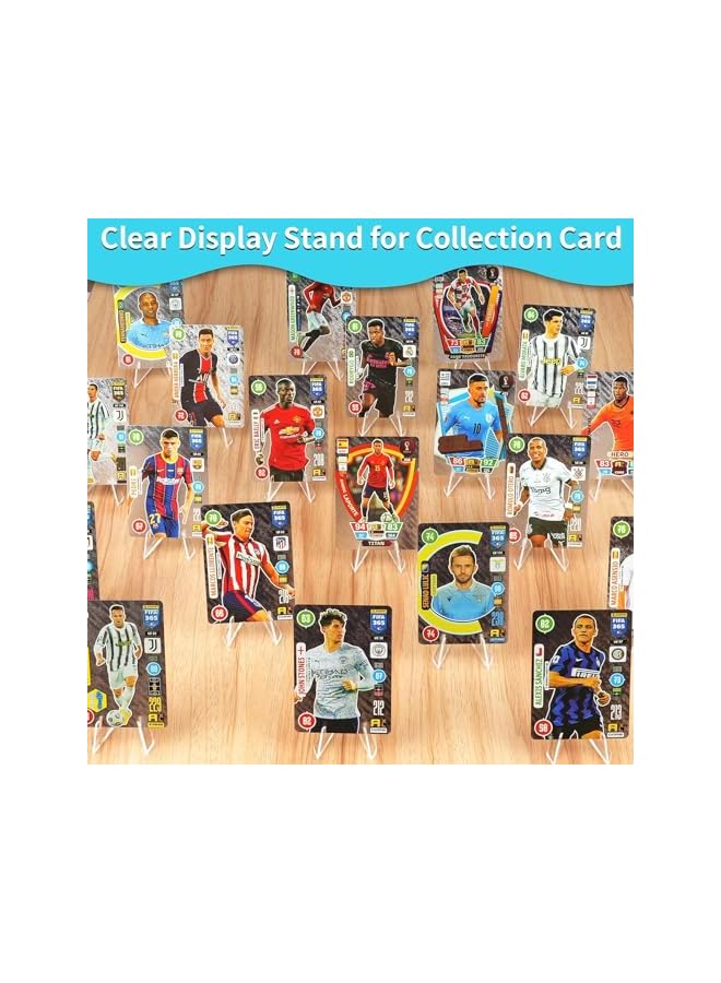 The Bros Card Display Stand, 20 Pack Small Easel Stand, Acrylic Picture Holder Stands, for Challenge Coin Graded Card Sports Card Trading Card PSA Card Baseball Card (2.2 Inch Tall)  - Image 5