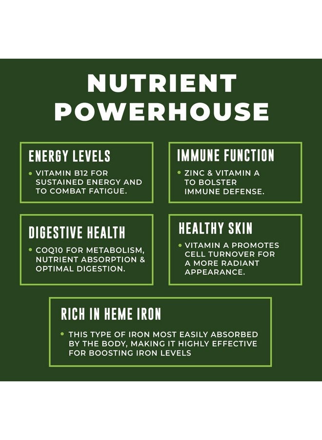 Left Coast Performance Beef Organ Supplement Grass Fed - 7 Beef Organs Complex from New Zealand - Liver Heart Pancreas Kidney Lung Spleen Bone Marrow - Non-GMO, No Fillers, Hormone & Antibiotic Free - Carnivore Diet - 180ct - Image 3