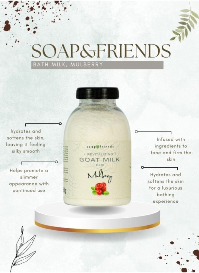 Soap&Friends Soap&Friends Mulberry Goat Bath Milk - 250 g  - Image 3