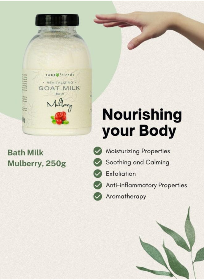Soap&Friends Soap&Friends Mulberry Goat Bath Milk - 250 g  - Image 4