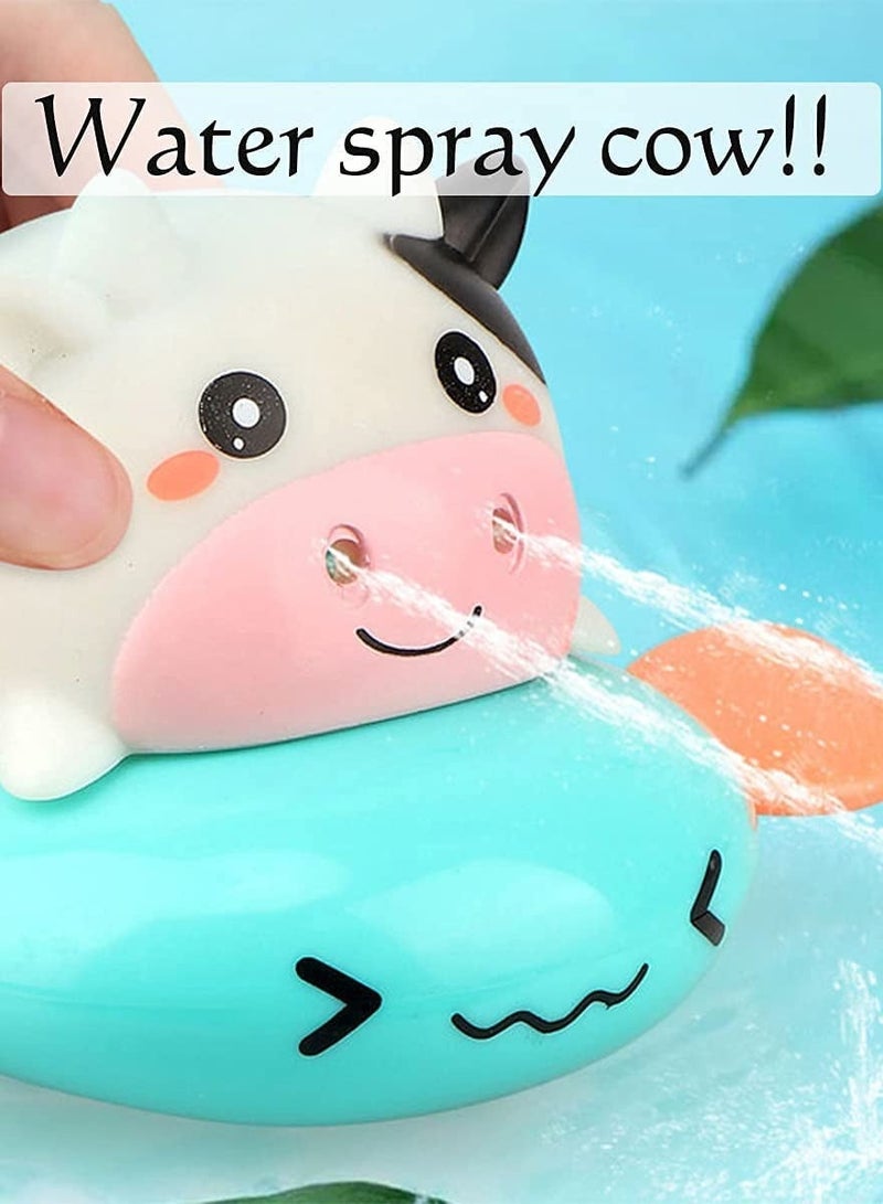 XiuWoo Baby Bath Toys 6-Piece Adorable Bathtub Floating for 1 Year Old Boys & Girls Newborn Water Preschool Toddler Pool 1-3 Years - Image 4