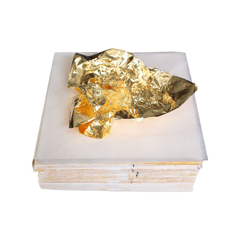 Nanjing Yongye Gold Foil Supply Flat Sticking Hand Grasp Furniture Copper Foil Aluminum Foil Decoration Painting Imitation Gold Foil Gold Foil Paper - Image 5