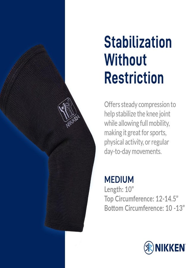Nikken - KenkoTherm Knee Wrap Medium - Compression Sleeve for Athletes, Runners & Active Use - Snug Support, Stretch Knit Fabric - Medium Size - Image 3