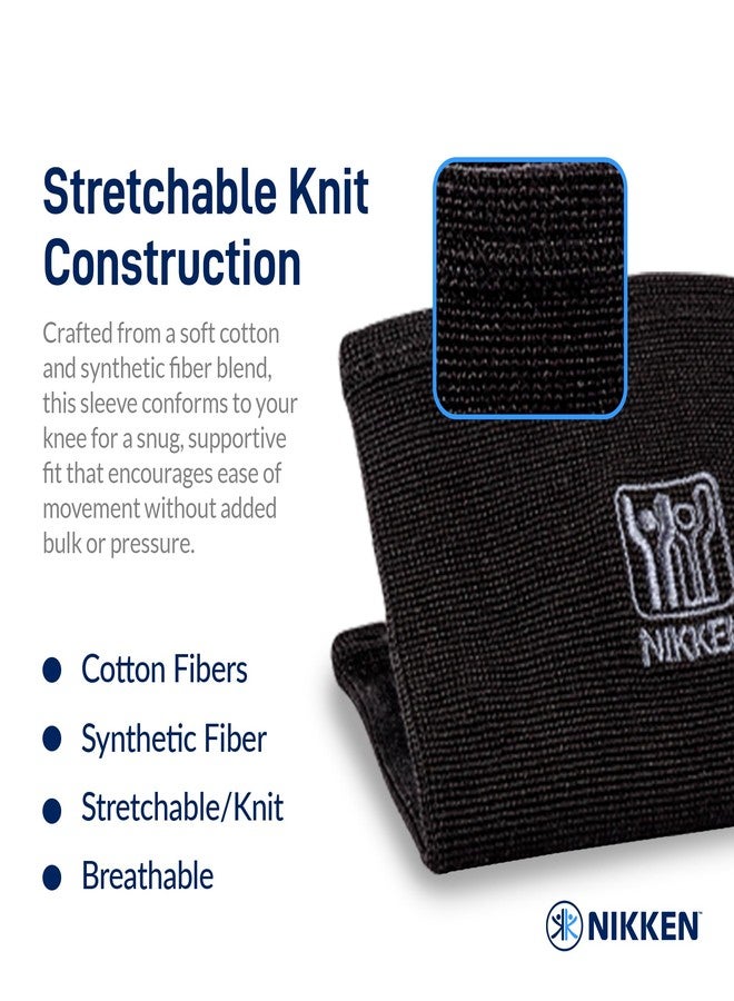 Nikken - KenkoTherm Knee Wrap Medium - Compression Sleeve for Athletes, Runners & Active Use - Snug Support, Stretch Knit Fabric - Medium Size - Image 4