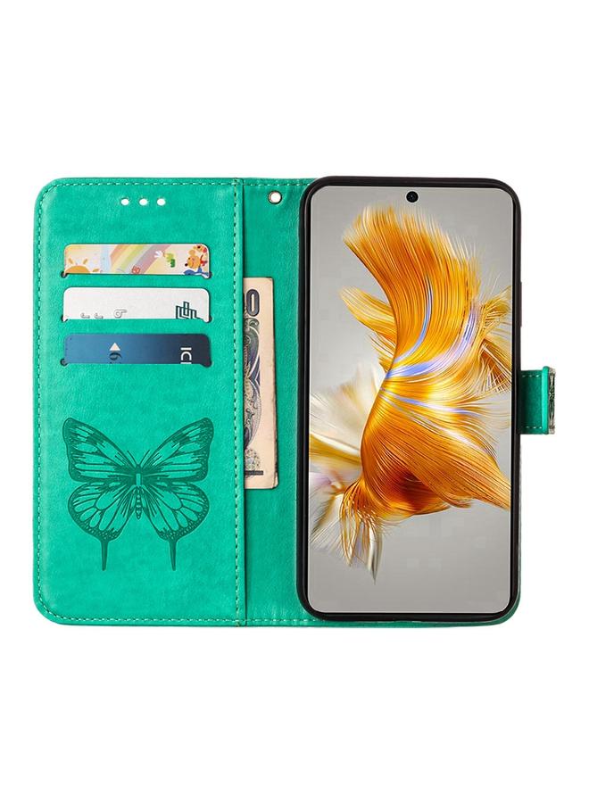 زبون جراب لهاتف Infinix Zero 5G 2023 / T781 جراب هاتف جلدي منقوش بنقشة الفراشة - Image 4