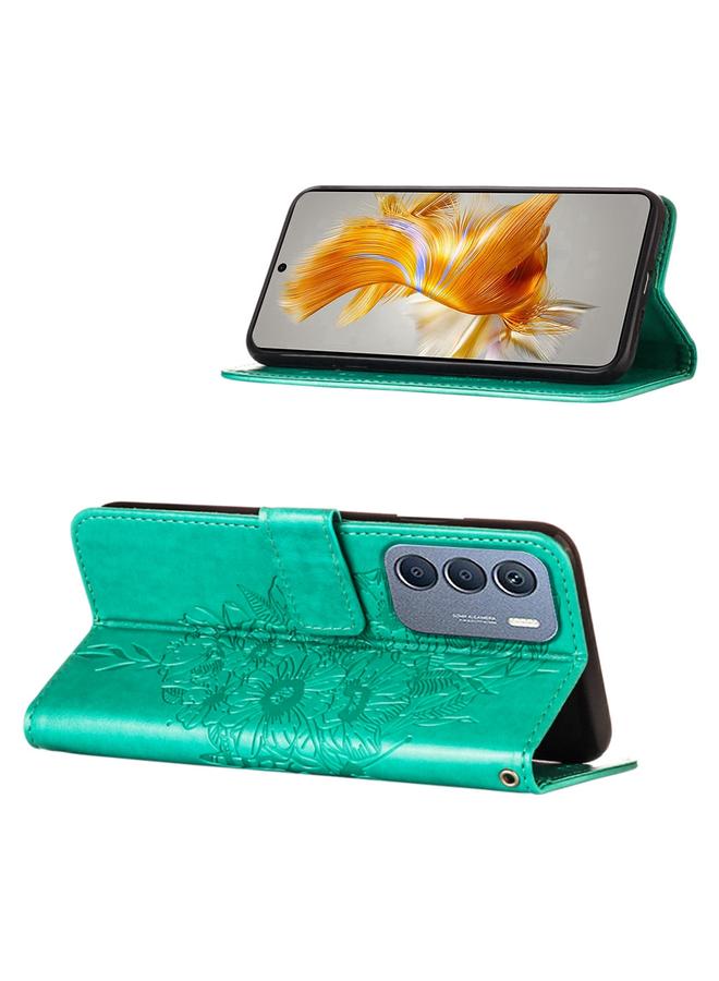 زبون جراب لهاتف Infinix Zero 5G 2023 / T781 جراب هاتف جلدي منقوش بنقشة الفراشة - Image 3