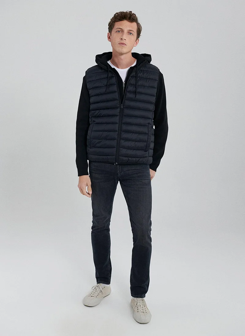 MAVI Black Puffer Vest