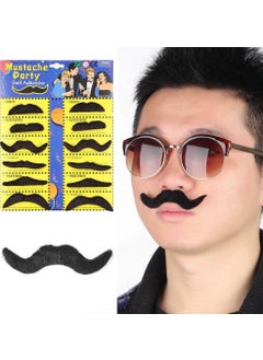 Alife Costume Party Fake Mustache 6 Models 12 Pieces 