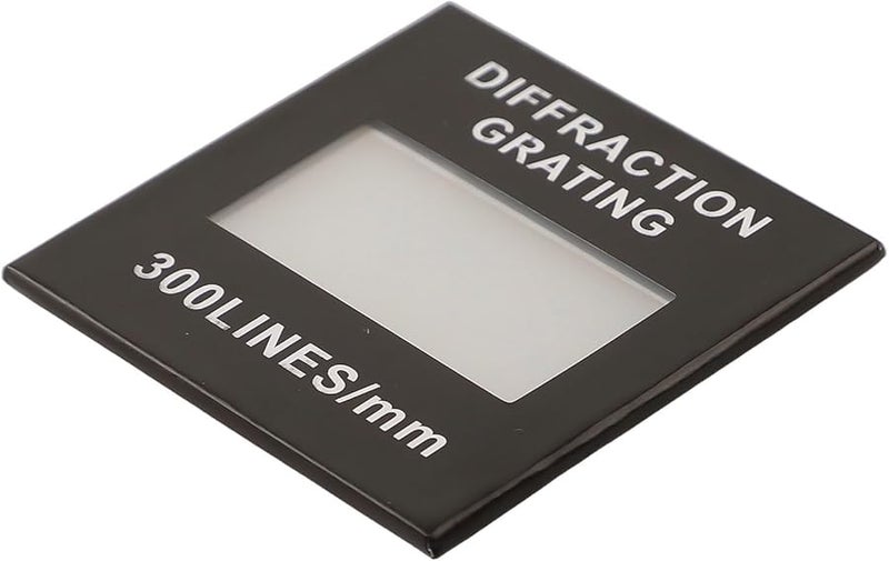 ورقة محزوز الحيود الإرسال الهولوغرافي 300 خط 50X50 مم لمقياس الطيف الضوئي تجارب التدريس البصري - Image 4