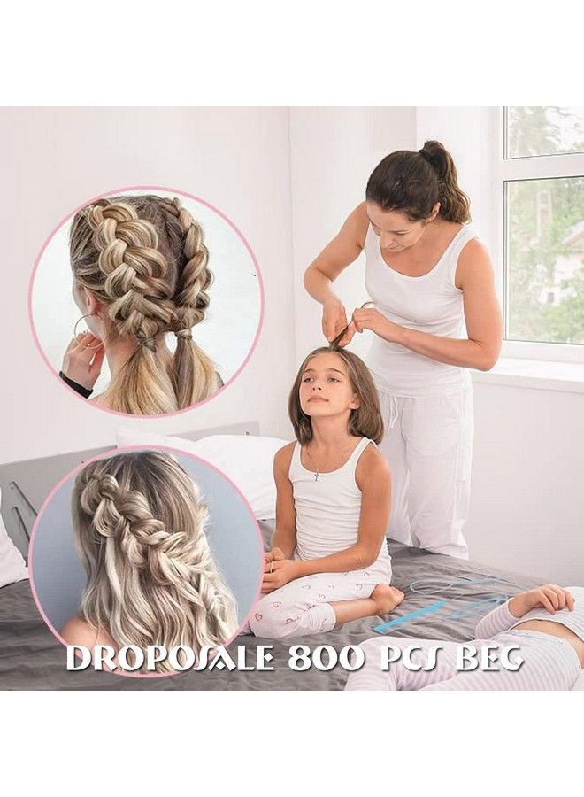 Droposale (888 Pcs) Elastics Stretchy Hair Tie Ponytail Hair Rubber Band Holder For Women Soft & Smooth Basic Everyday Wear Thin Elastics Stretchy Hair Tie (Bag Black) - Image 5