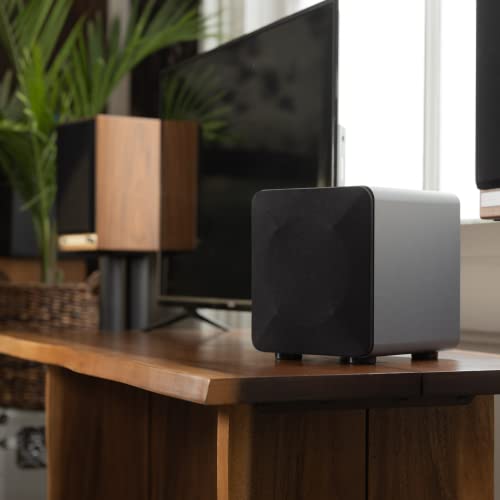 Audioengine S6 210W Compact Powered Mini Subwoofer- Powerful Bass in a Small Package - Great for Desktops, Apartments, Offices and Gaming Setups - Image 5