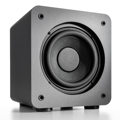 Audioengine S6 210W Compact Powered Mini Subwoofer- Powerful Bass in a Small Package - Great for Desktops, Apartments, Offices and Gaming Setups - Image 3