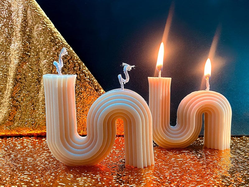 Sorcish Modern S Shape Candle - Image 2