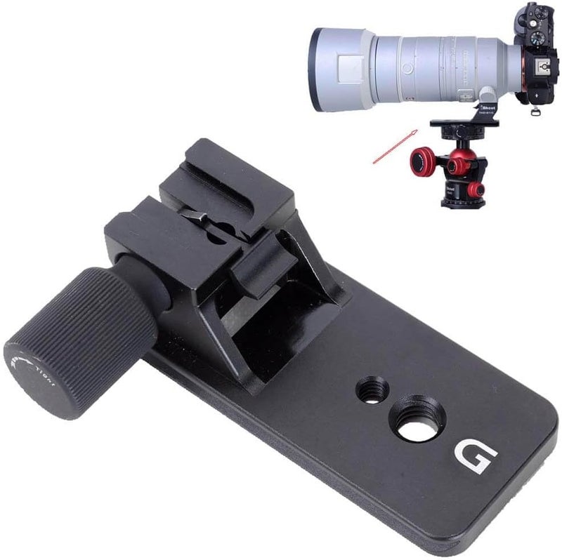 iShoot Lens Collar Foot Tripod Mount Ring Base Compatible with Sony FE 100-400mm f/4.5-5.6 GM OSS, 70-200mm f/2.8 GM OSS & II, E 18-110mm f/4 G OSS PZ, with Arca-Swiss Fit Quick Release Plate Dovetail - Image 1