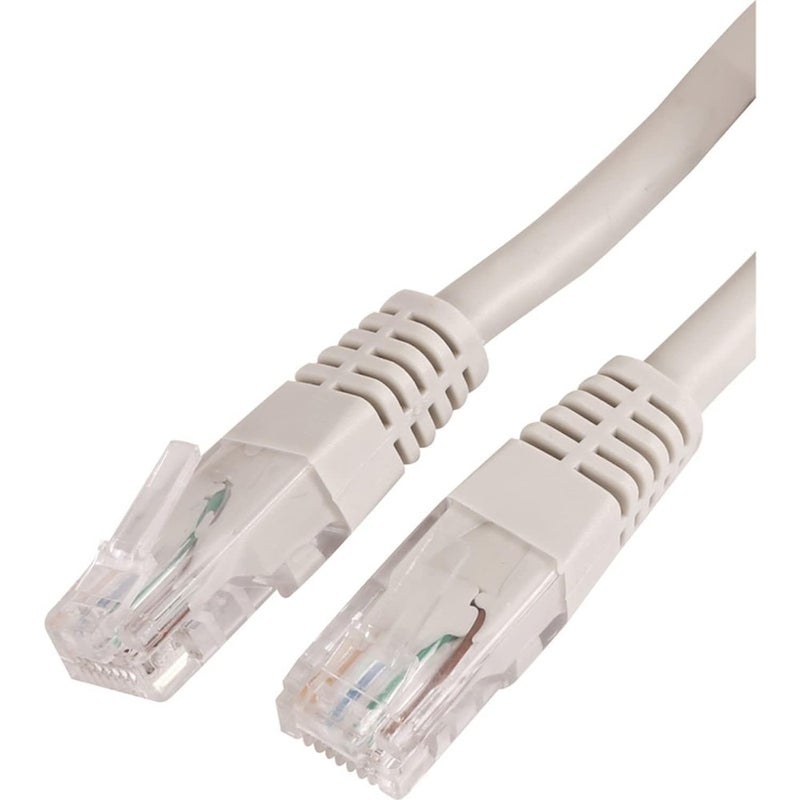 30M Cat6 Ethernet Patch Cable - Red, 8P8C, Male-to-Male, Indoor, Compatible with Computers, Laptops, Game Consoles, Wireless Printers, Tablets - Image 4
