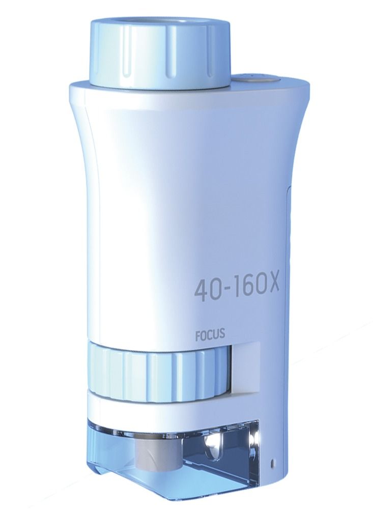 Little Story Scientific Portable Optical Microscope Toy 40-160 X Zoom, Stem Series  - Image 2