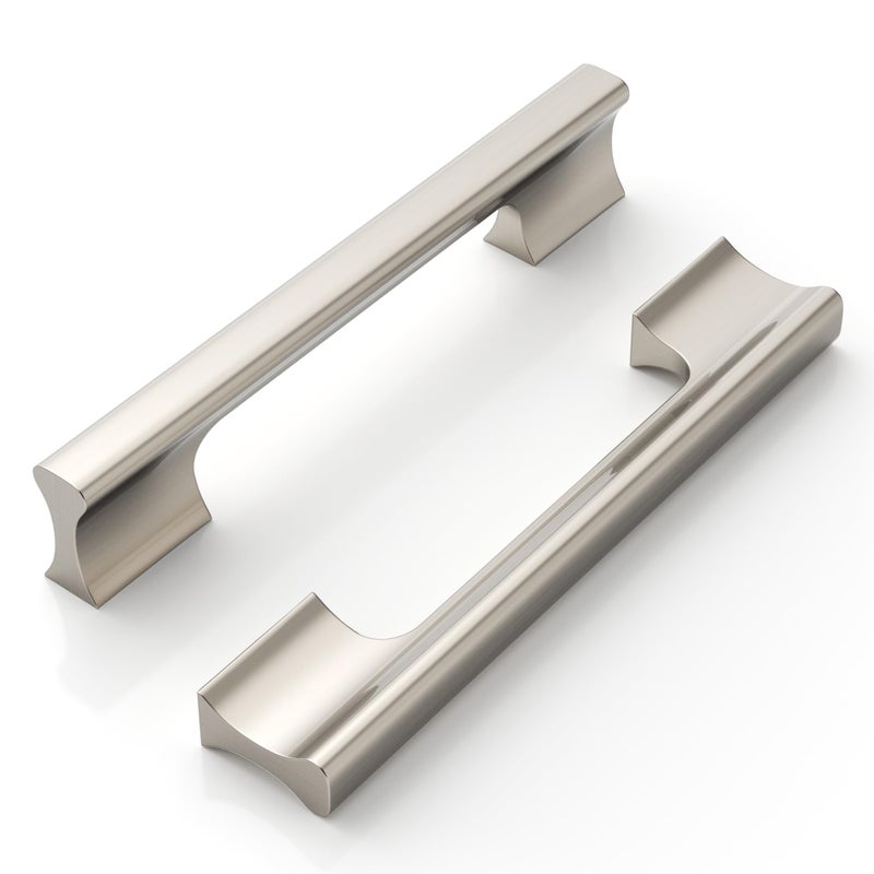 9BUILD 10 Pack Brushed Satin Nickel Cabinet Pulls 5 Inch Cabinet Handles Kitchen Cabinet Hardware Kitchen Handles for Cabinets Kitchen Pulls Drawer Handle - Image 1