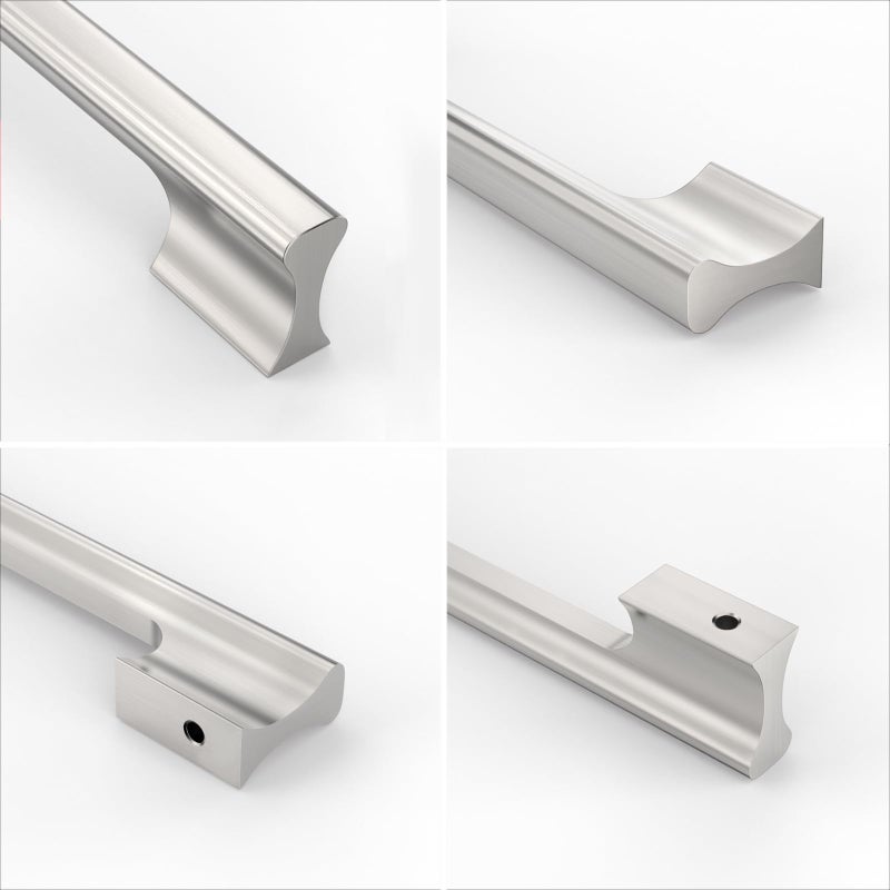 9BUILD 10 Pack Brushed Satin Nickel Cabinet Pulls 5 Inch Cabinet Handles Kitchen Cabinet Hardware Kitchen Handles for Cabinets Kitchen Pulls Drawer Handle - Image 5