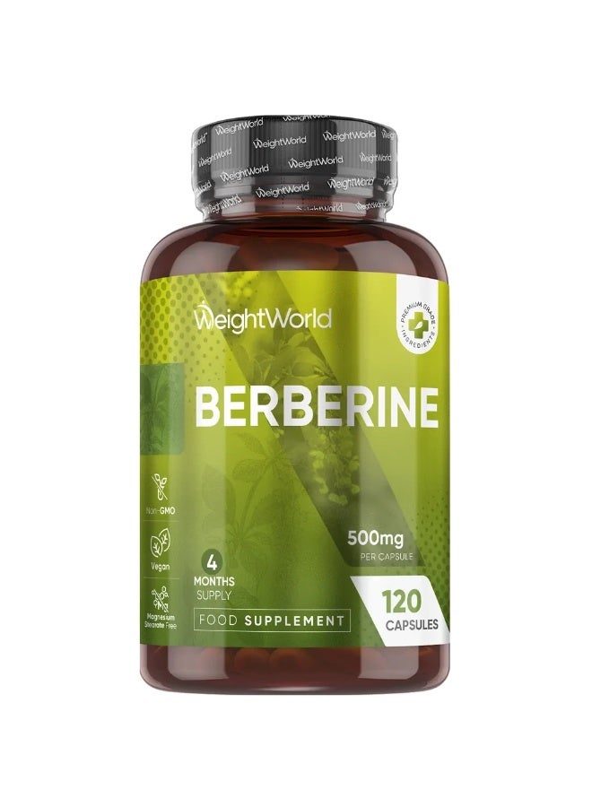 يربرين 500 ملغ – دعم صحي لمستوى السكر في الدم وإدارة الوزن – 120 كبسولة - Image 1