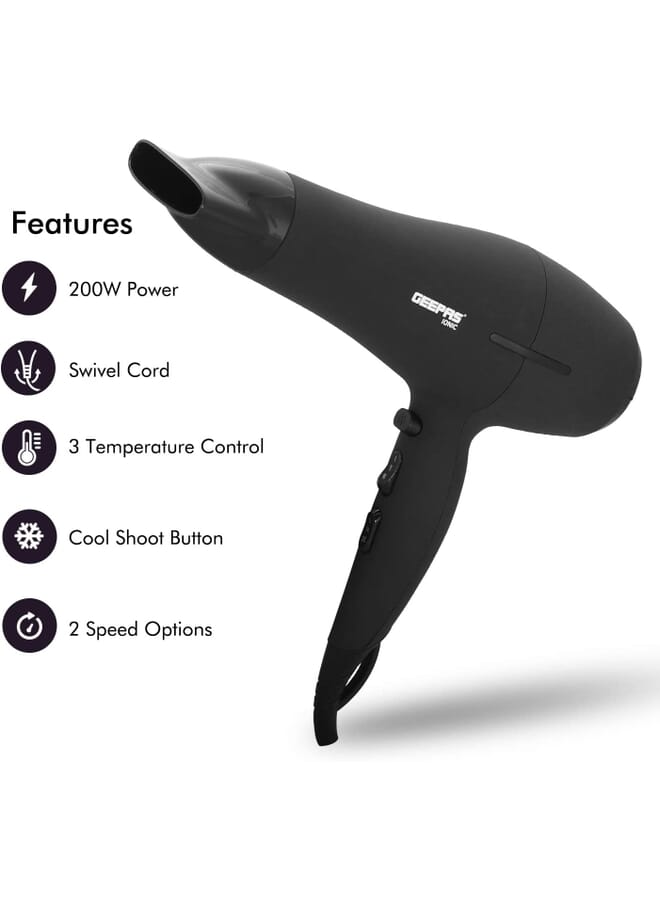 GEEPAS Pro Style Hair Dryer Ghd86019 - Image 2