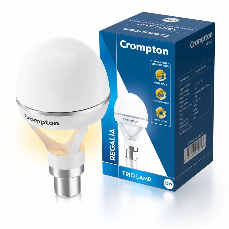 Crompton Trio Lamp with Indirect Lightning Mode - Image 5