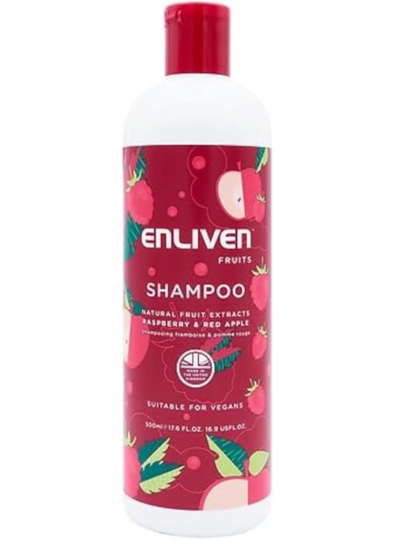ENLIVEN Fruit Shampoo with Raspberry and Red Apple