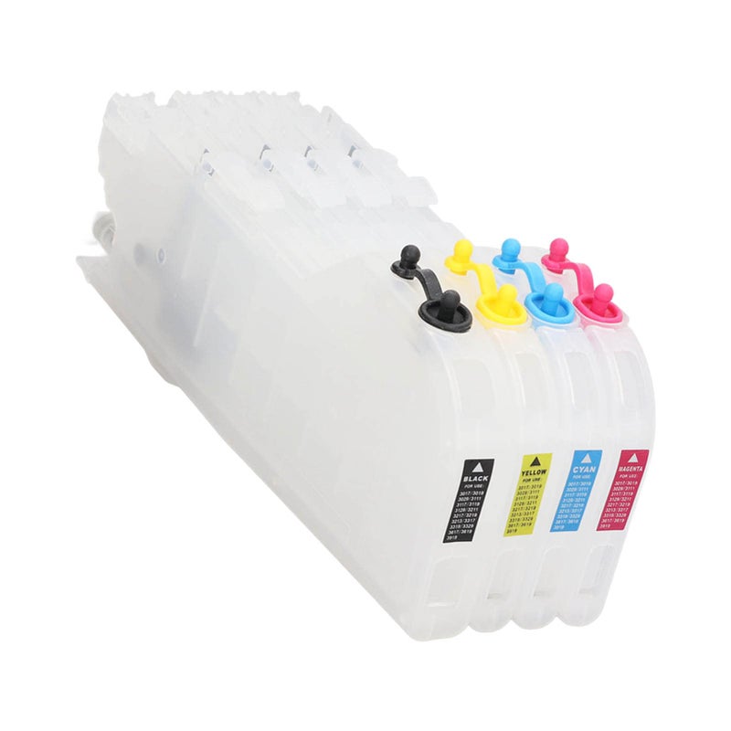 Compatible Ink Cartridges Set Of 4 Colors For LC3211 Printers Magenta Blue Yellow Black No Leak - Image 5