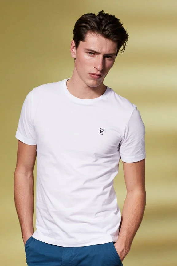 Vicomte A. Travis White T-Shirt 100% Cotton