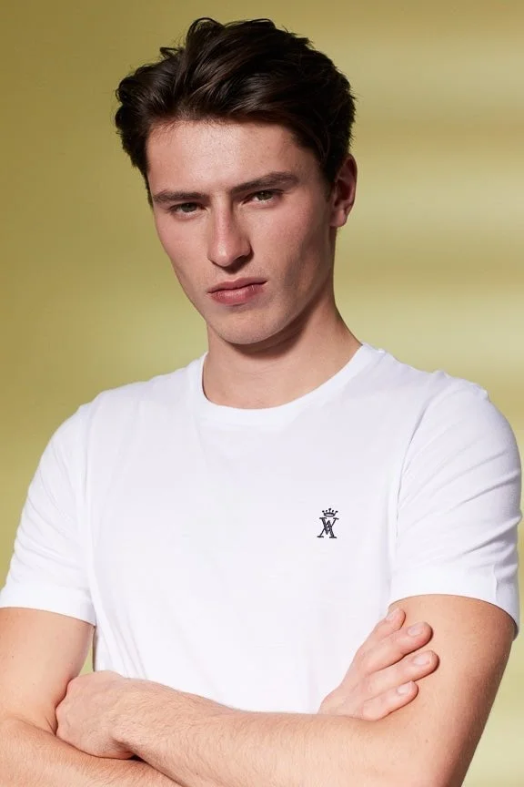 Vicomte A. Travis White T-Shirt 100% Cotton